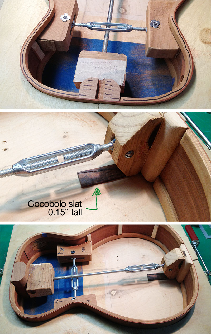 Flattening upper bout sequence